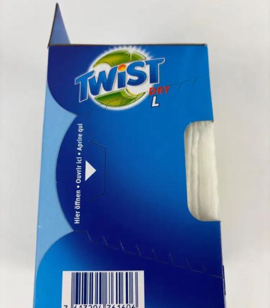 Twist Dry L Recharge Lingettes pour sol 20 pièces Microfibre électrostatique